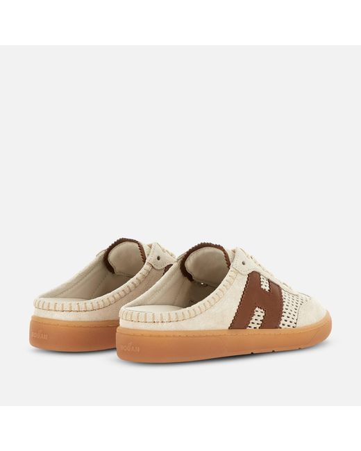 Hogan Brown Mules Cool