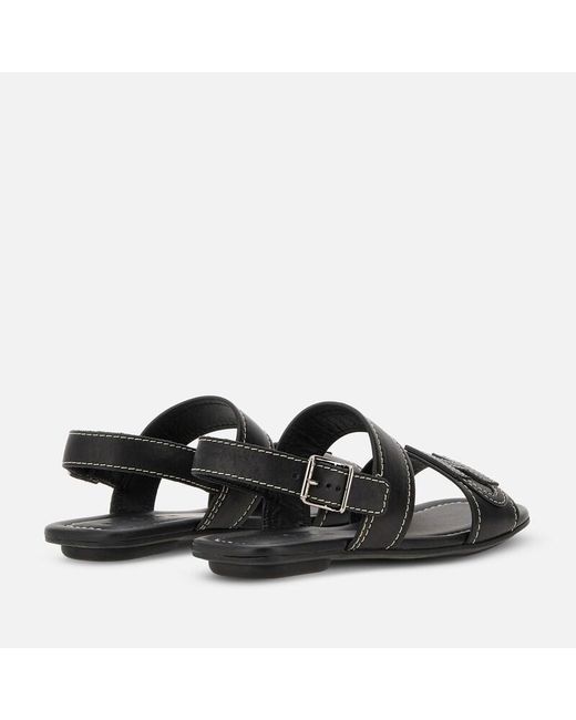 Hogan Black Sandals,