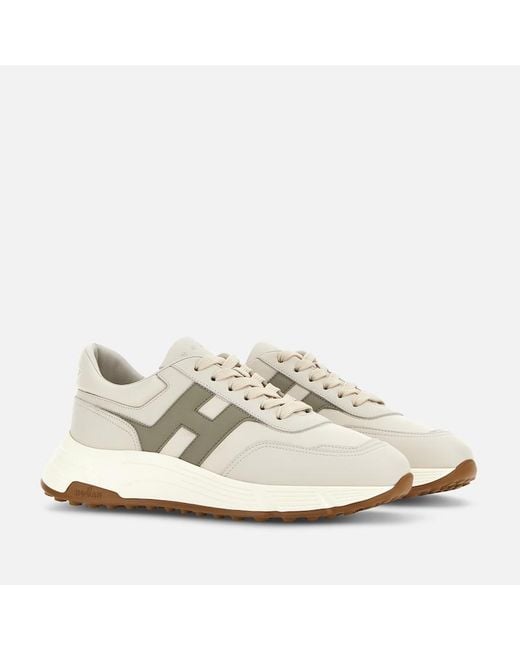 Hogan White Sporty Sneakers, ,Off for men