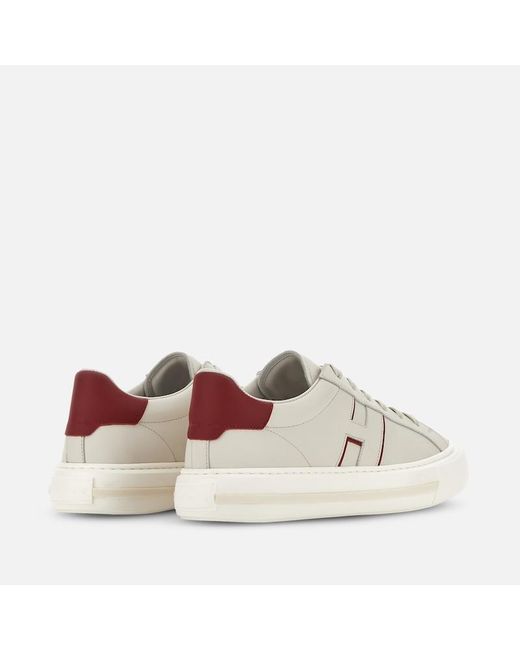 Hogan White Flat Sneaker, ,Off for men