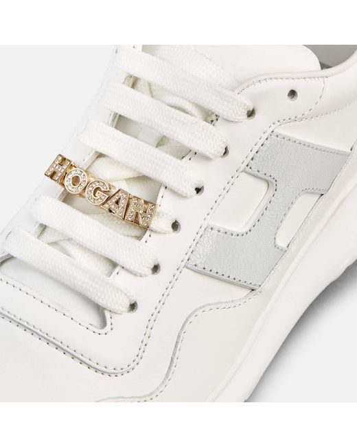 Unisex Lettere di Hogan in White