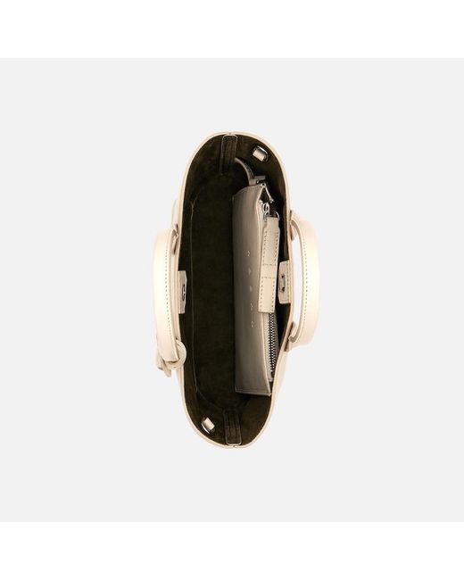 Bolso Shopping Adress Mini Hogan de color Natural