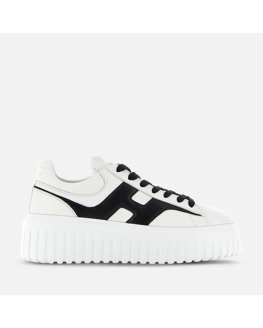 Hogan White Sneakers H-Stripes