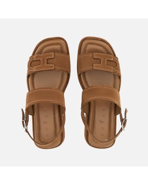 Hogan Brown Sandals,