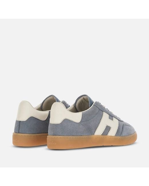 Hogan Blue Cool Lace-Up Sneakers