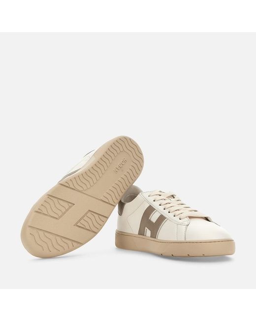 Hogan Natural Flat Sneaker, ,Off for men