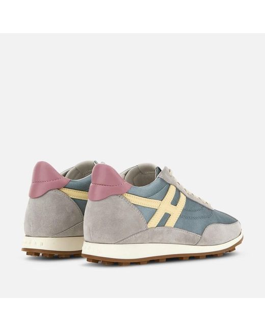 Hogan Blue Sporty Sneakers, ,Light,