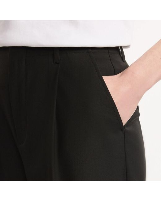 Hogan Black Wool Blend Pants