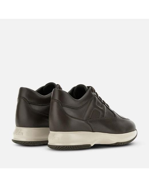 Hogan Brown Chunky Sneakers, for men