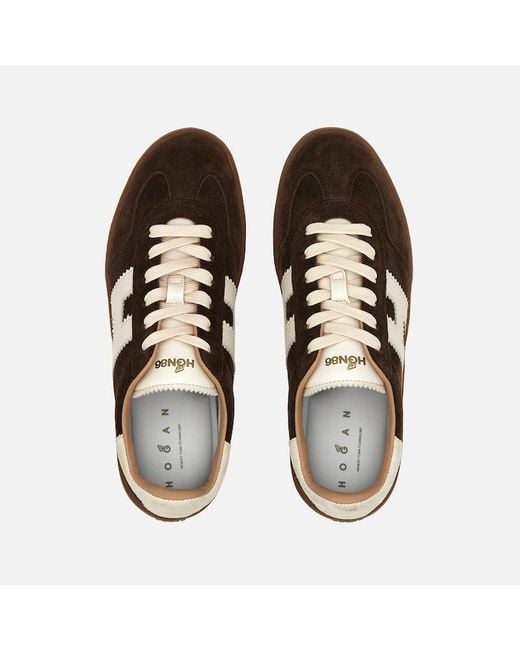 Hogan Brown Flat Sneakers,