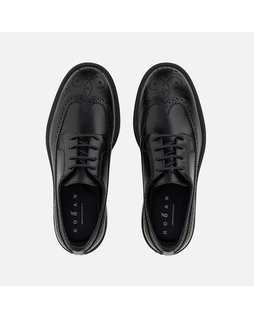 Hogan Black Lace-Ups And Moccasins, for men