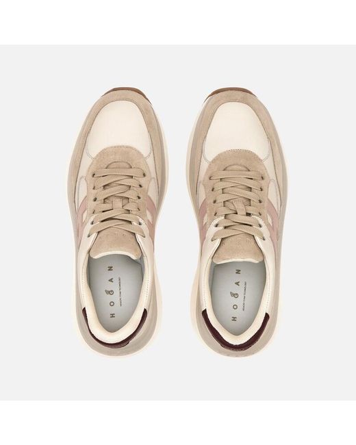 Hogan Natural Sporty Sneakers,
