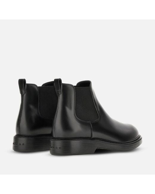 Hogan Black Boots And Chelsea, for men