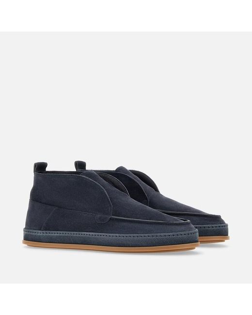 Hogan Blue Slip-On Desert Boots H683 for men