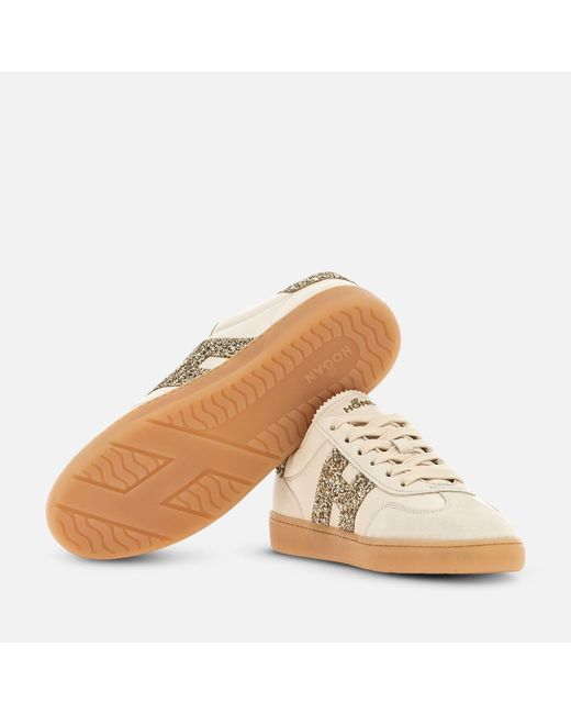 Sneakers Basse di Hogan in Natural