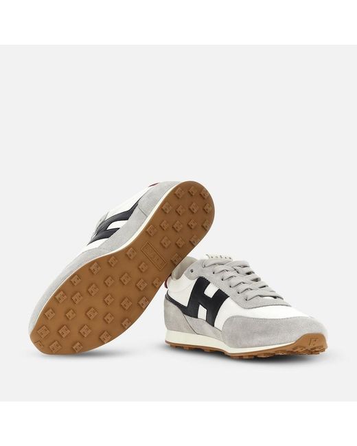 Hogan White Hogan Man , Red,Blue,Grey (Size 10) for men