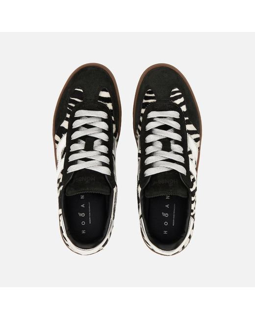 Hogan Black Flat Sneakers,
