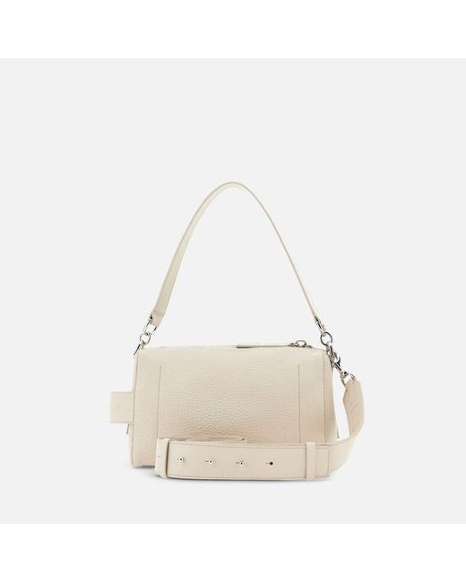 Hogan White Script Bauletto Mini