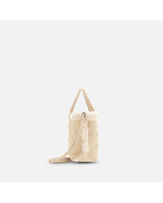 Bolso Shopping Adress Mini Hogan de color Natural