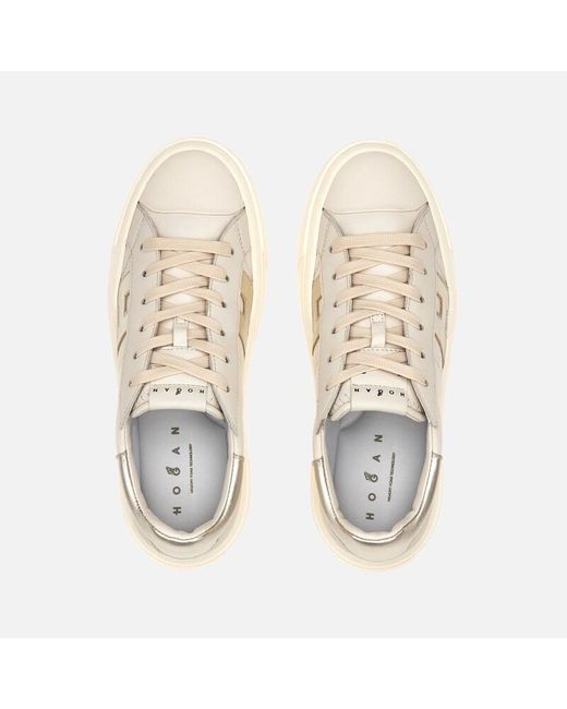 Hogan Natural Flat Sneakers, ,Off