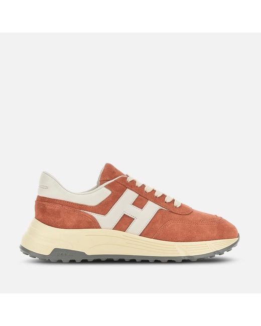 Hogan Pink Sporty Sneakers, for men