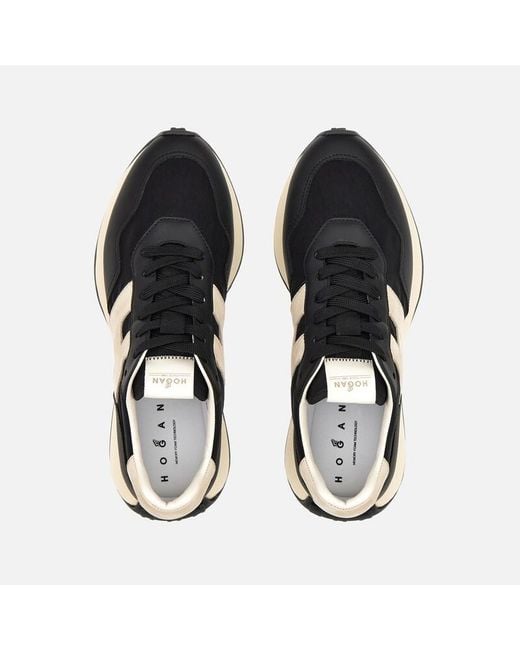 Hogan Black Sporty Sneakers, for men