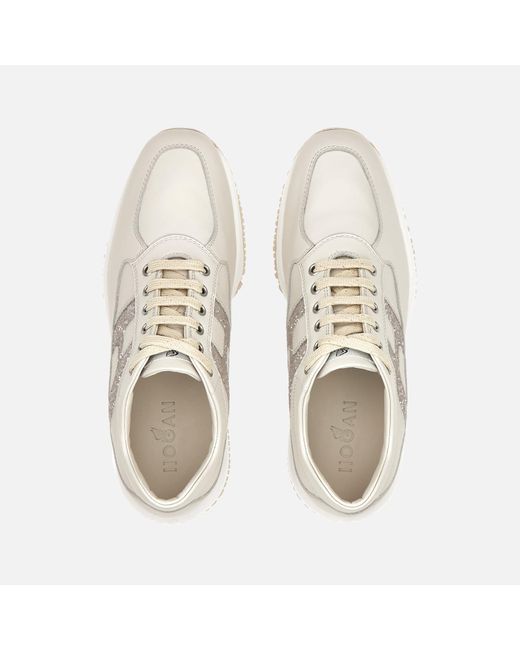 Hogan White Sneakers Interactive