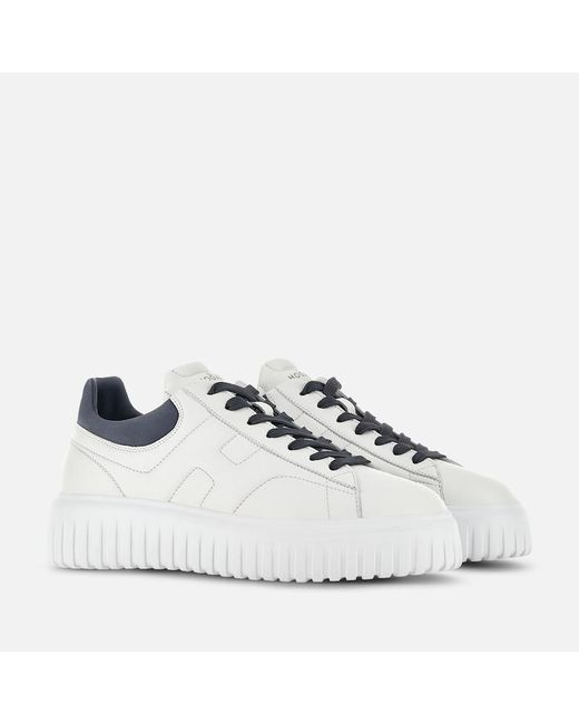 Hogan White Sneakers H-Stripes for men