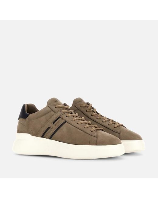 Hogan Brown Chunky Sneakers, for men