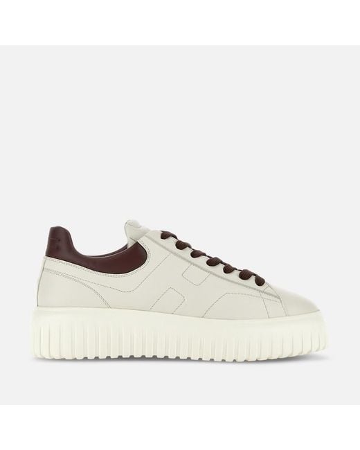Hogan White Sneakers H-Stripes, ,Off for men