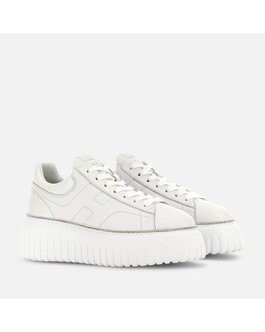 H-Stripes di Hogan in White