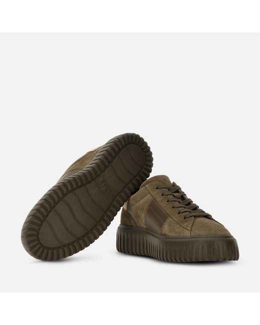 Hogan Green Chunky Sneakers, for men