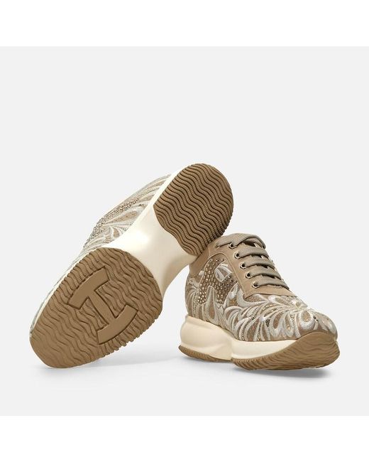 Sneakers Interactive Hogan en coloris Natural