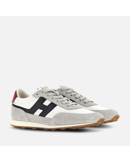 Hogan White Hogan Man , Red,Blue,Grey (Size 10) for men