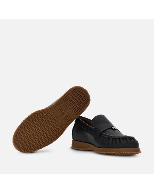 Hogan Black Loafers,
