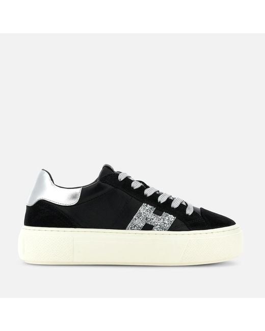 Hogan Black Flat Sneakers,