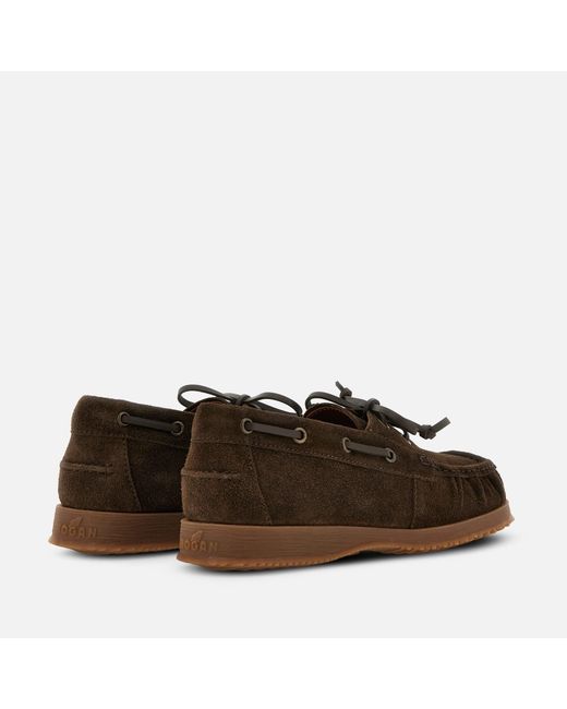 Hogan Brown Bootsschuhe Traditional