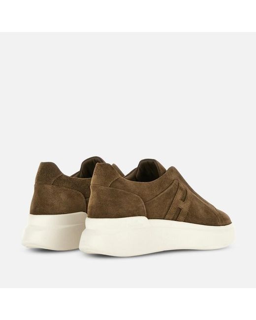 Hogan Brown Chunky Sneakers, for men