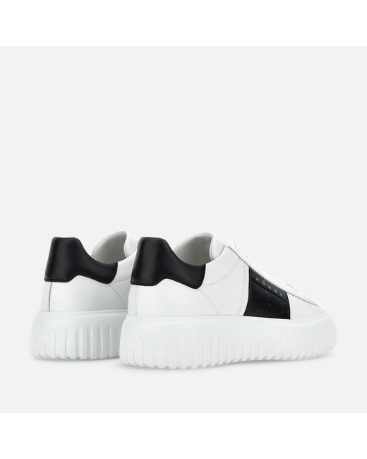 Hogan White Sneakers H-Stripes for men