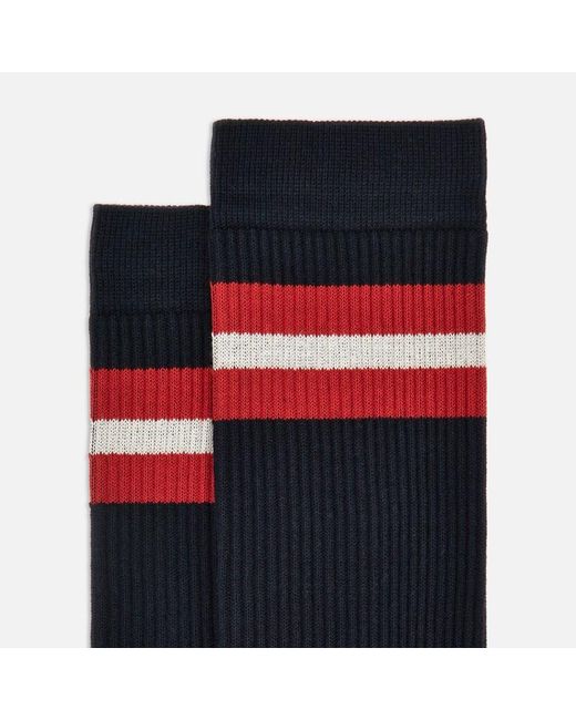 Hogan Blue Socks, (One Size)