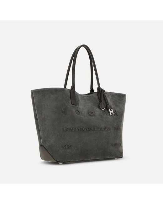 Hogan Black Totes, (One Size)