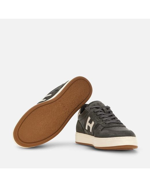 Hogan Brown Flat Sneaker, for men