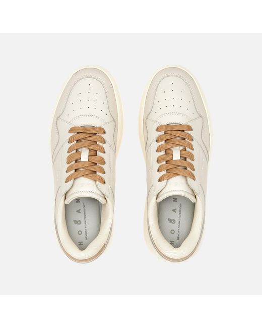Hogan White Sneakers Skyscraper