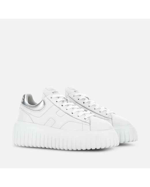 Hogan White Sneakers H-Stripes