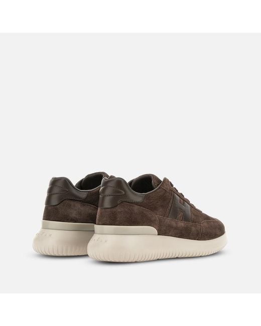 Hogan Brown Chunky Sneakers, for men