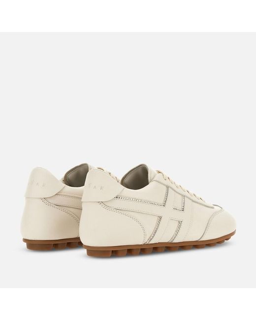 Hogan White Flat Sneakers,