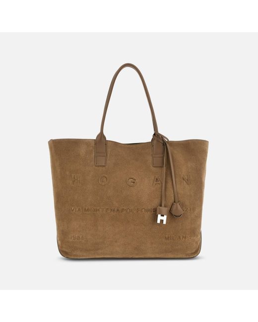 Hogan Brown Shopper Address Medium