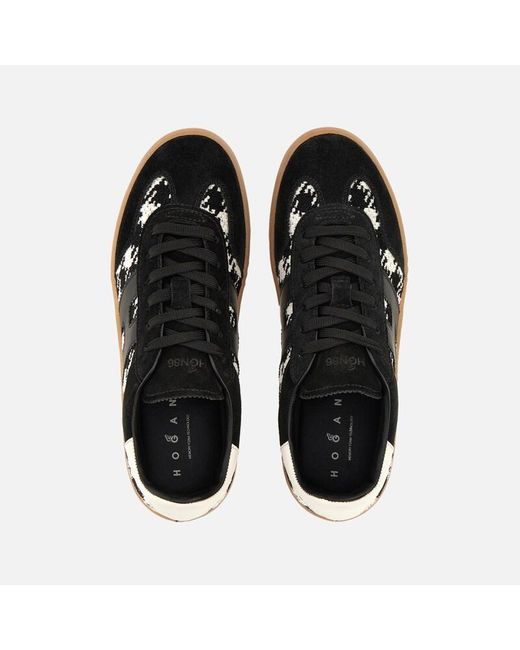 Hogan Black Flat Sneakers,