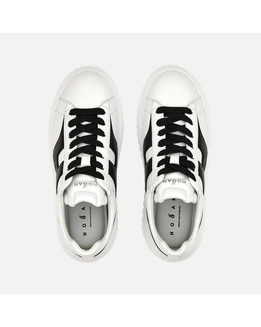 Hogan White Sneakers H-Stripes