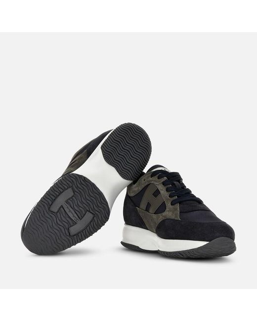 Hogan Black Chunky Sneakers, for men